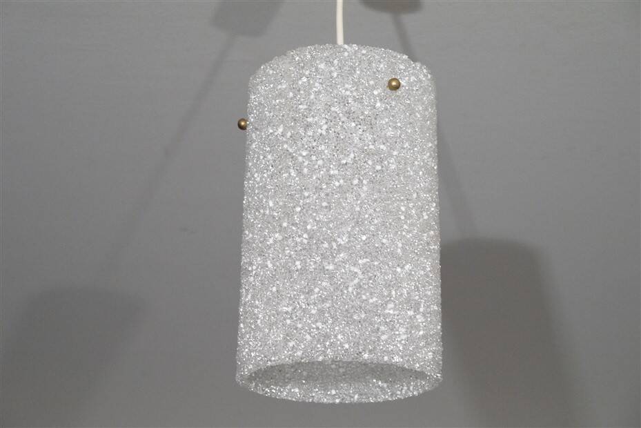 Vintage perspex pendant light 1960