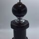 Lamp in ceramic and chrome, 80s