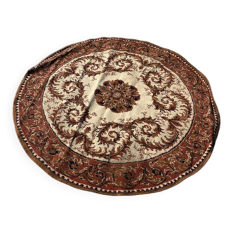 Large circular oriental rug
