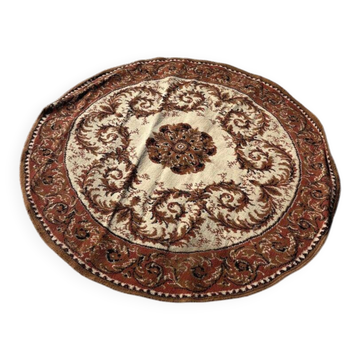 Large circular oriental rug