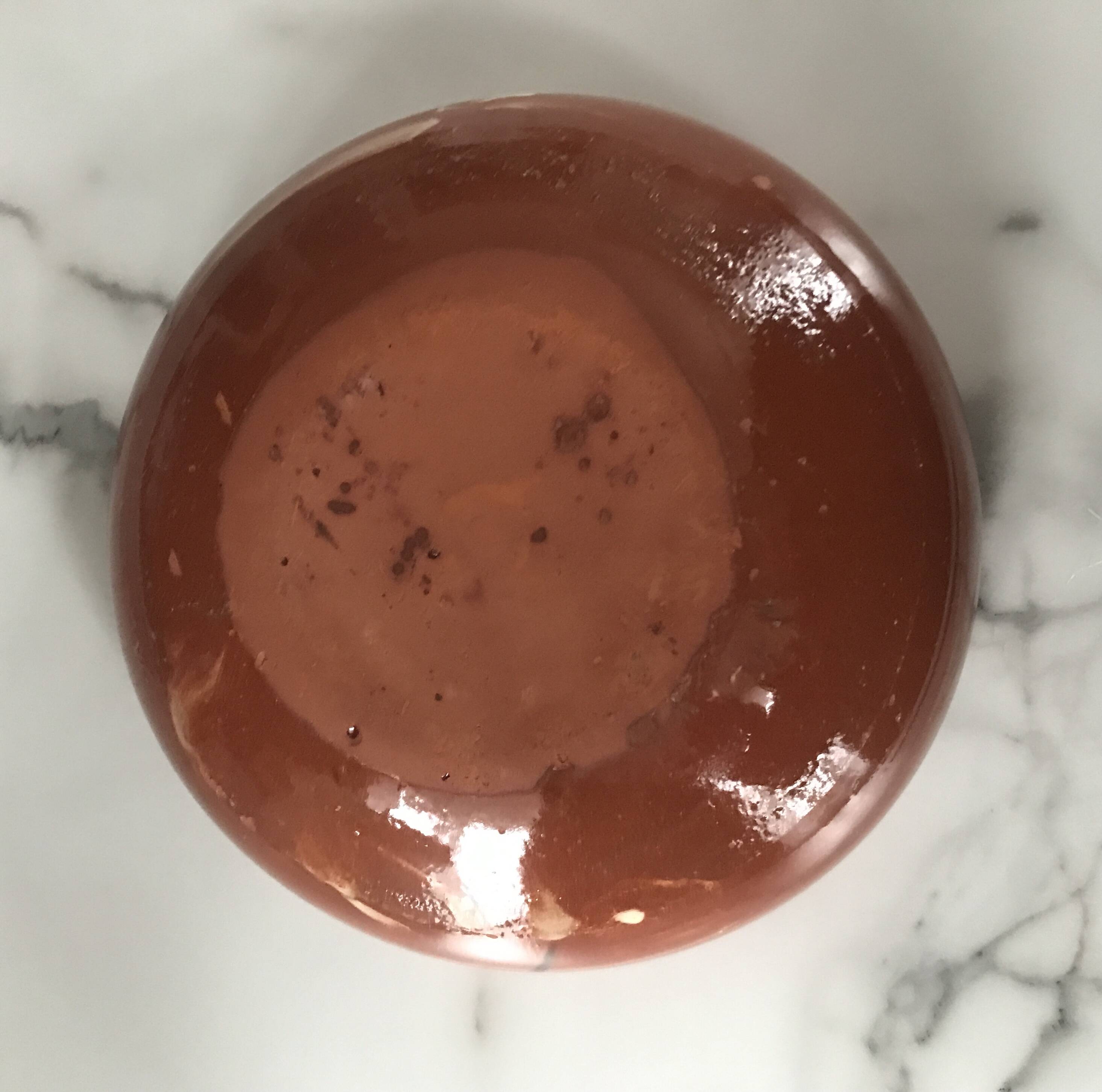 Terracotta salad bowl