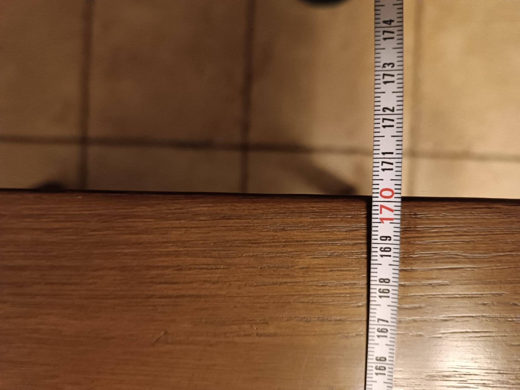 Solid oak extendable table Jenson for 6/8 people