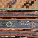 Turkish Vintage Kilim Rug, 169x211 Cm