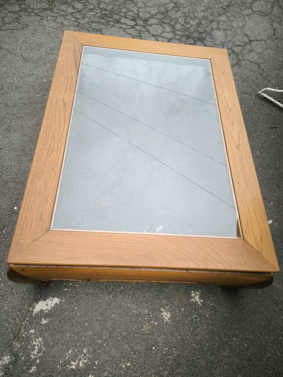 Teak coffee table, 1980