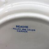 4 Dessert Plates "Moulin des Loups - Beauce model"