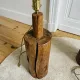 Lampe en bois brutaliste
