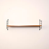 Swedish wooden and metal shelving