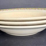 3 deep plates made of ironstone from Maastricht