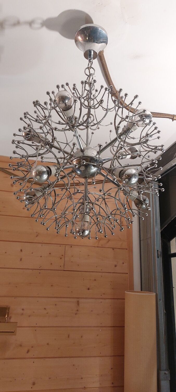 Lustre spoutnik, années 70