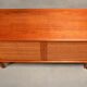 Alf Svensson Norrland Sideboard in Teak and Rattan for Bjästa Möbelfabrik