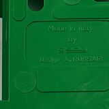 Vintage 70s Coat Hooks by Ambrogio Rossari for Gedy in Green New Old Stock