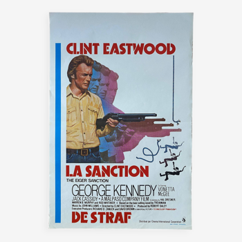 Affiche cinéma La Sanction Clint Eastwood 1975