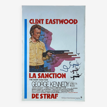 Cinema poster The Sanction Clint Eastwood 1975