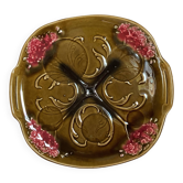 Old barbotine dish from Orchies, Moulin des Loups.