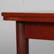 Rectangular extendable dining table in teak, 1970.