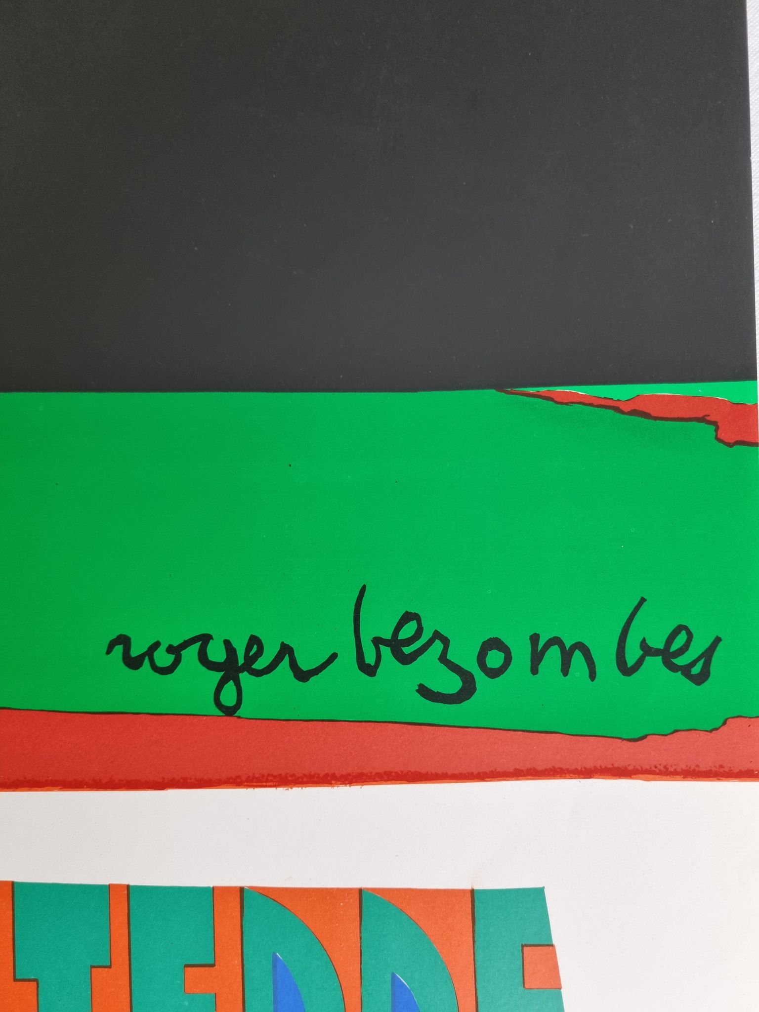 Air France poster, "Merveilles de la Terre", by Roger Bezombes, 1980