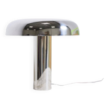 Chrome mushroom lamp