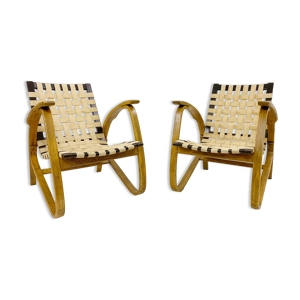 Paire de fauteuils en