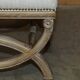 Regency style banquette - Dressing table or double piano stool