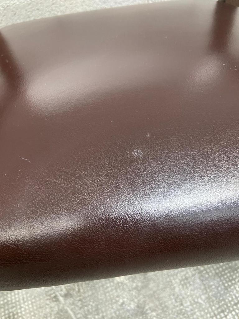 Pair of vintage Scandinavian style armchairs Natuzzi, Italy 1990s