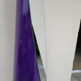 Vintage 1980s design floor-standing psyche mirror