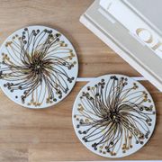 Set of 2 Royal Copenhagen trivets, Denmark, 1970s