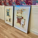 A pair of signed and numbered compositions "BERNARD REMUSAT".