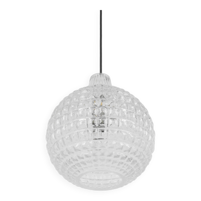 Suspension en verre de cristal, Peill & Putzler, Allemagne, années 1970