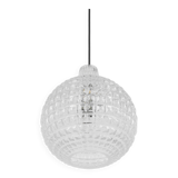 Stunning crystal glass pendant, Peill & Putzler, Germany, 1970s