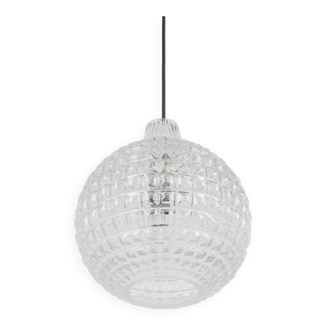 Stunning crystal glass pendant, Peill & Putzler, Germany, 1970s