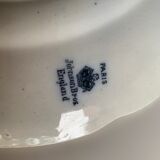 Ensemble de sept assiettes plates en porcelaine anglaise Johnson Bros