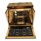 Mid Century Retro Teak & Lamination Cocktail Bar Cabinet (Circa 1950–1960)