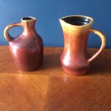 Set of 2 Accolay pitchers from the 1960s