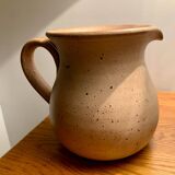 Stoneware pitcher signed Vallauris
