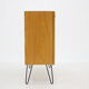 Armoire de bouleau recyclé des années 1970, Tchécoslovaquie - très bonne condition originale avec des signes mineurs d’utilisation -