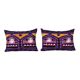 Set of 2 vintage embroidered cushion covers 41x51 cm