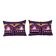 Lot de 2 housses de coussin brodées vintage 41x51 cm