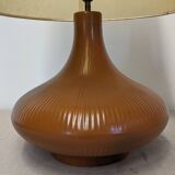 XL living room lamp in glazed ceramic, 70s-80s