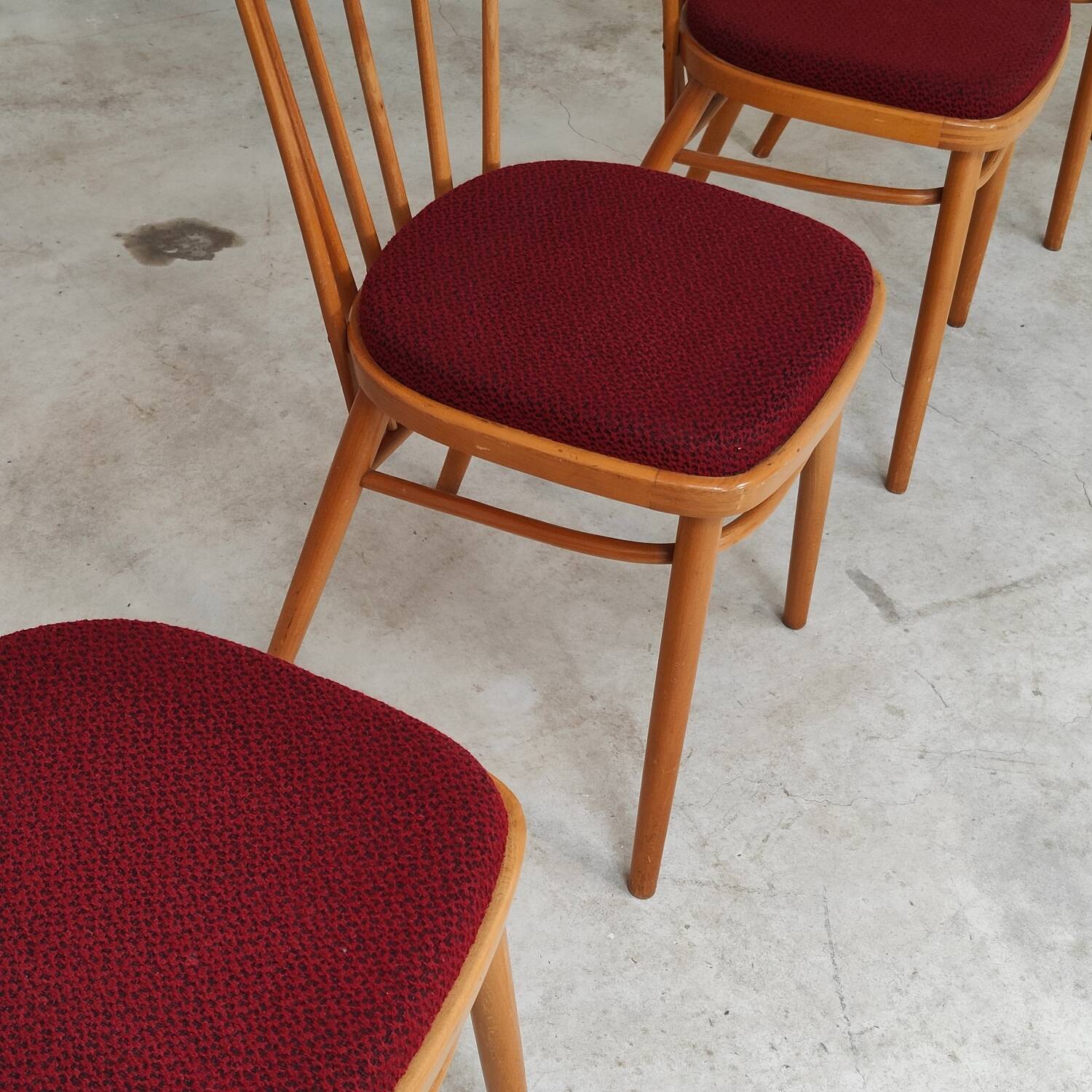 Set of 4 dining room chairs by Antonin Suman for Tatra Nabytok