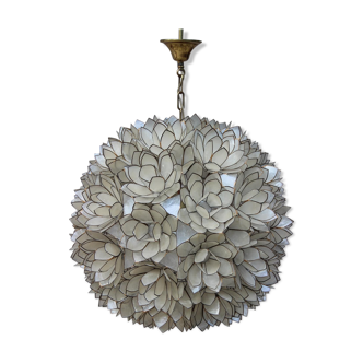 Hanging lamp Rausch Capiz mother-of-pearl flower 51cm