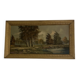 Pierre mollin landscape canvas