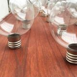 Vintage German Space Age replacement or spare glass piece for lamp by Motoko Ishii for Staff, 1970s.