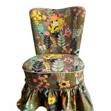 Vintage Floral Cocktail Chair/Single Seat/Armchair