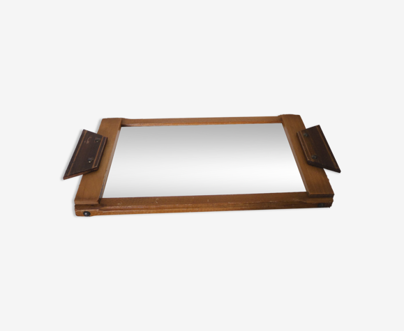 Plateau miroir et bois