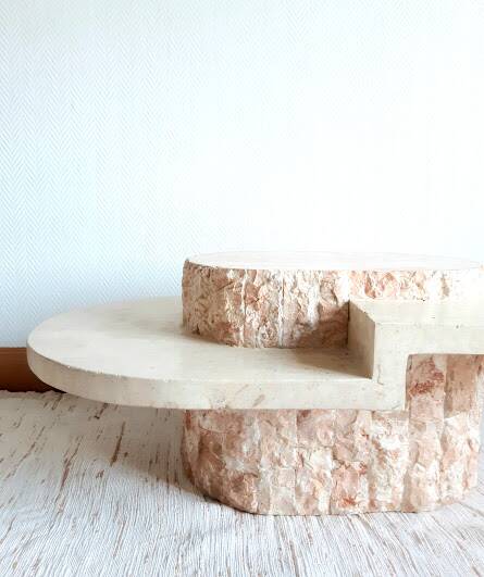 Mactan stone coffee table 1980
