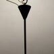 Italian Bronze Opaline Glass Chandelier 1950’s
