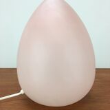 Pink Murano glass egg lamp, 70s