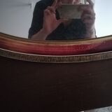 Old oval mirror