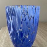 Vintage vase in speckled glass paste