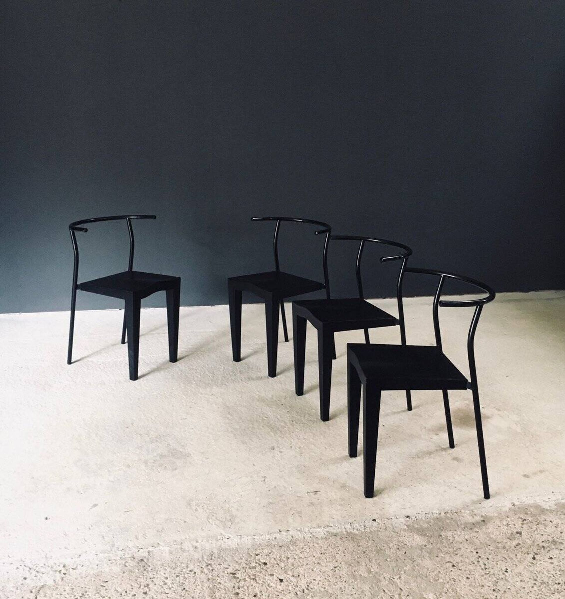 Postmodern Dr. Glob Dining Chairs by Philippe Starck for Kartell, Italy, 1980s, Set of 4
